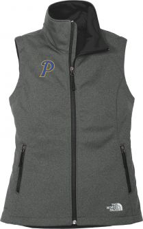 The North Face Ladies Soft Shell Vest, Dark Grey